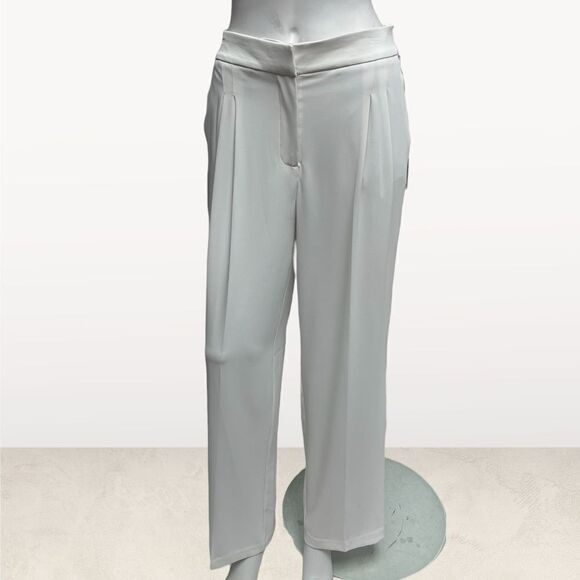 House of Harlow 1960 Pants - House of Harlow Off White Wide Leg Pants